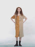 Dual Tone Asymmetric Strap Dress